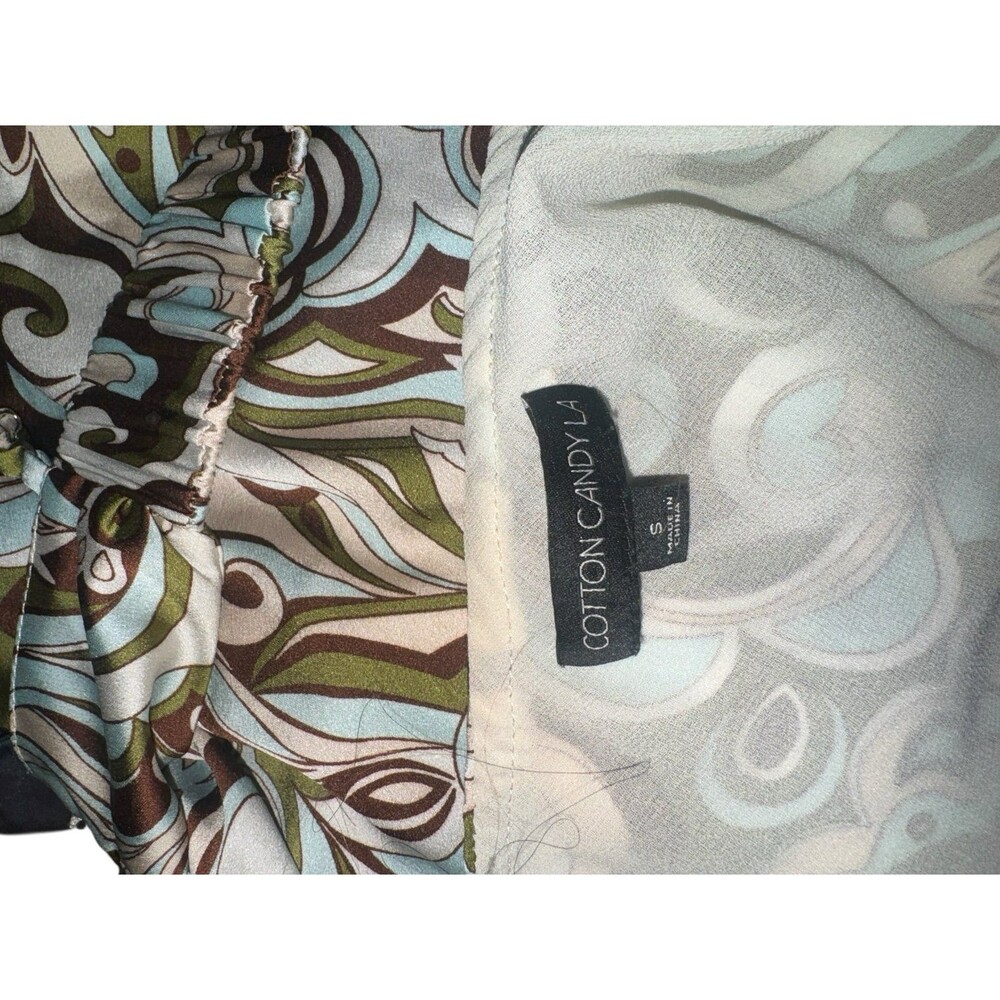 Cotton candy LA Psychedelic open sided dress small - Picture 3 of 3